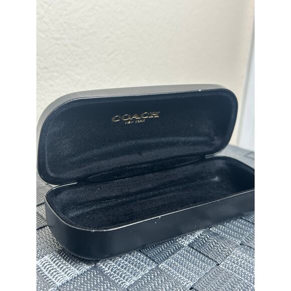 Coach Black Glasses Case Designer Sunglasses Eyewear Protective Case - Picture 7 of 10